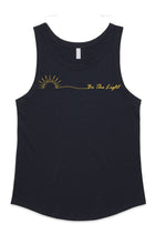 Load image into Gallery viewer, The &quot;Be The Light&quot; Tank in Black  by Free Spirt
